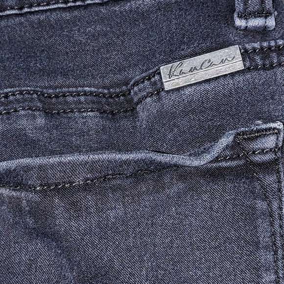Kancan Estilo Skinny Jeans With Multiple Zipper Pockets,size 7/27 - Picture 6 of 7